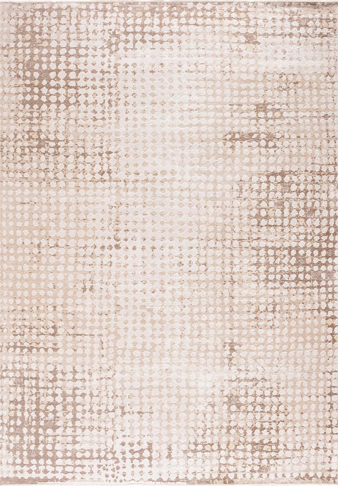 DOTS NOUGAT - CREAM - ECRU RUG - 1