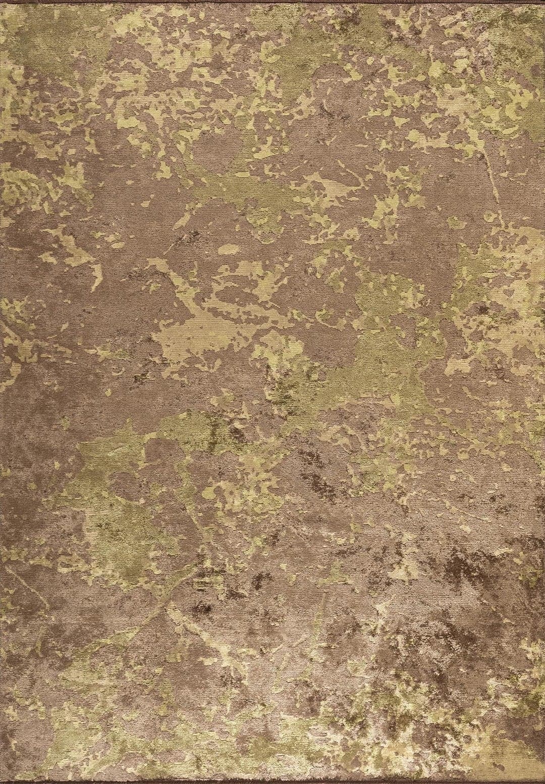 FLASH GREEN - OLIVE GREEN - MINK RUG - 1