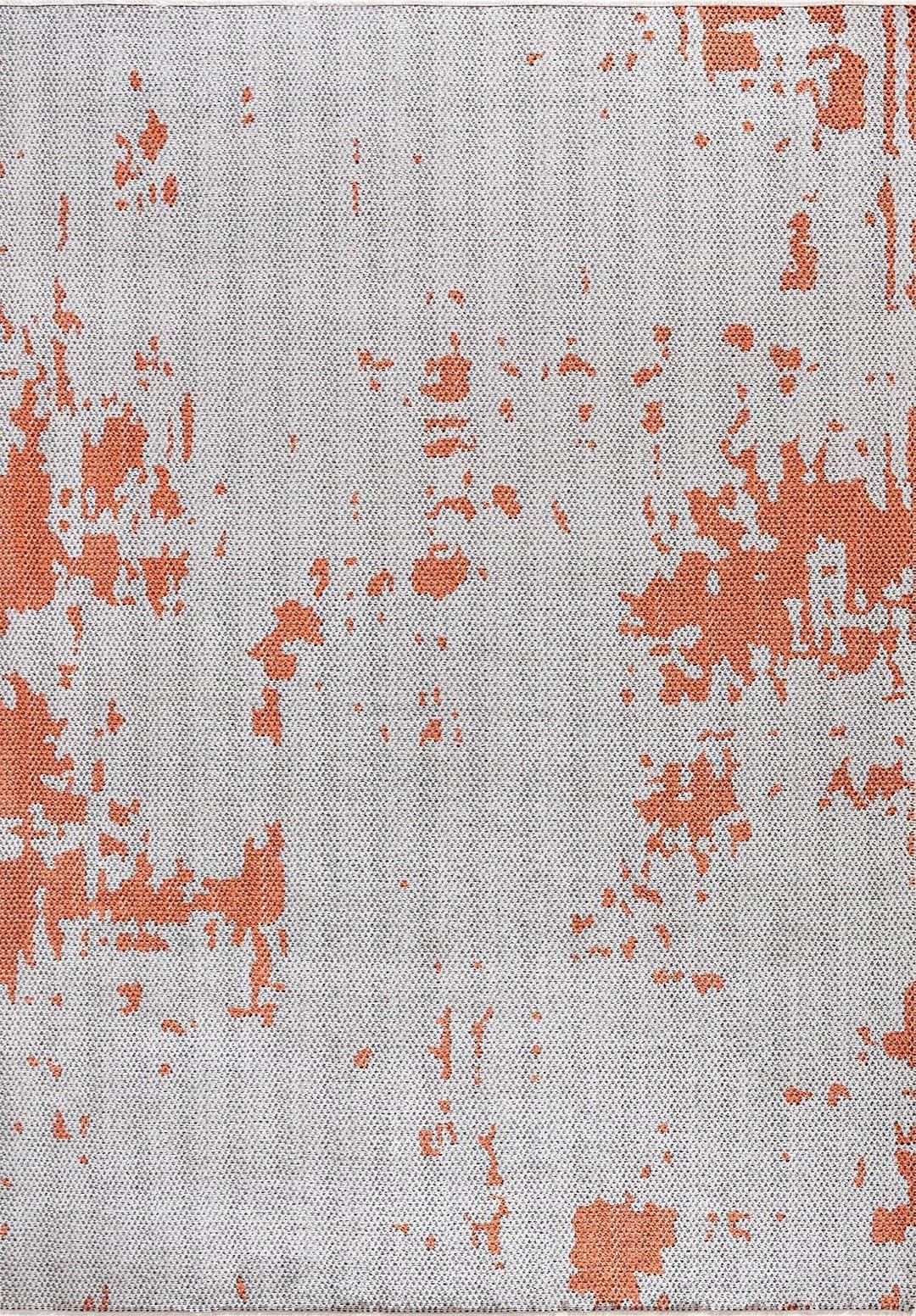 VERONA PEACH - BLACK - ECRU RUG - 1