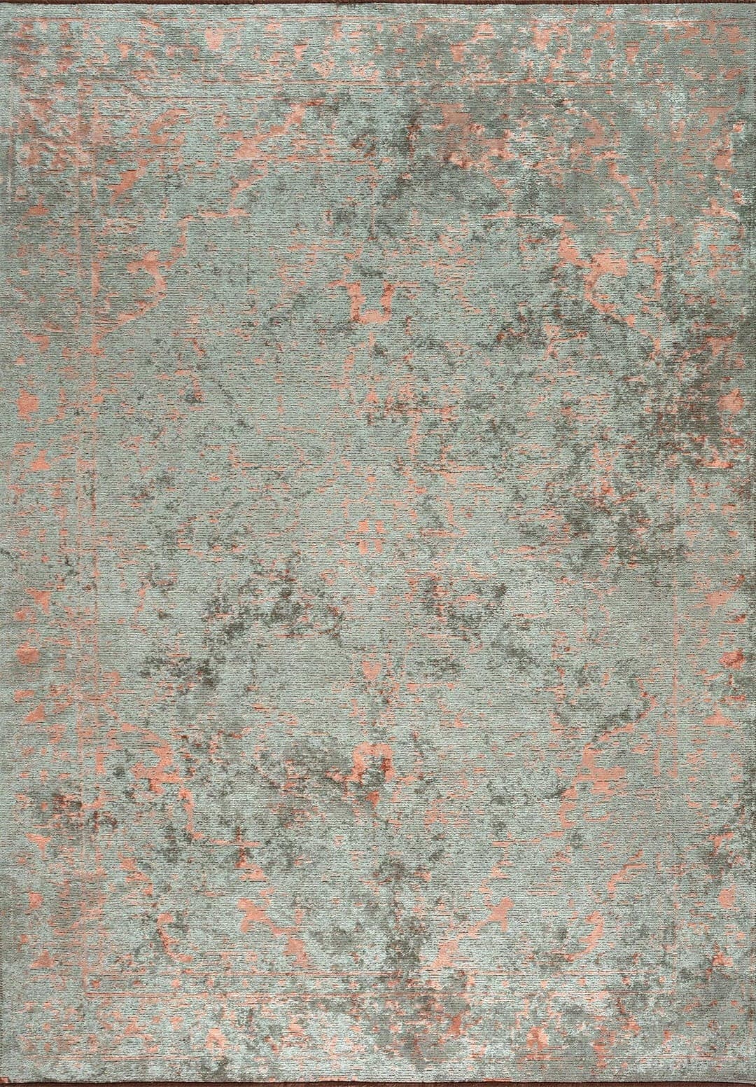 IVY PEACH - RIVER GREEN RUG - 1