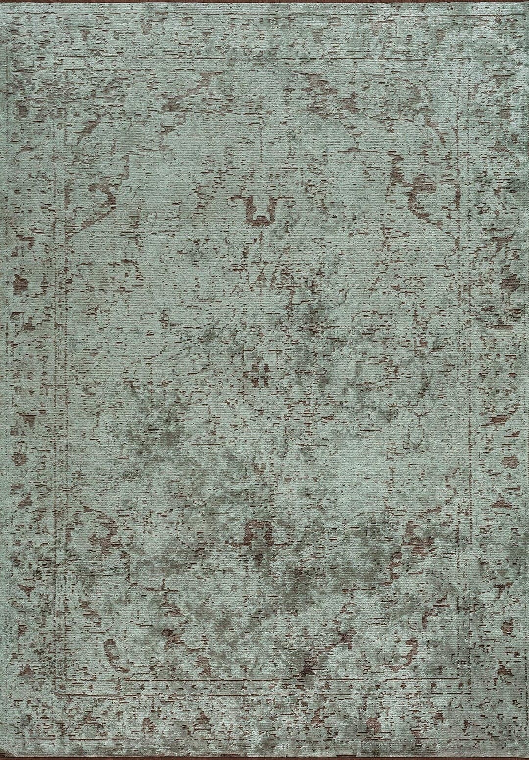 IVY DARK BROWN - RIVER GREEN RUG - 1