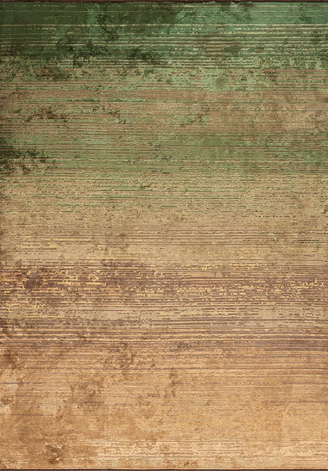 AURORA GOLD - MINK - GREEN - FOREST GREEN - OLIVE GREEN RUG - 1