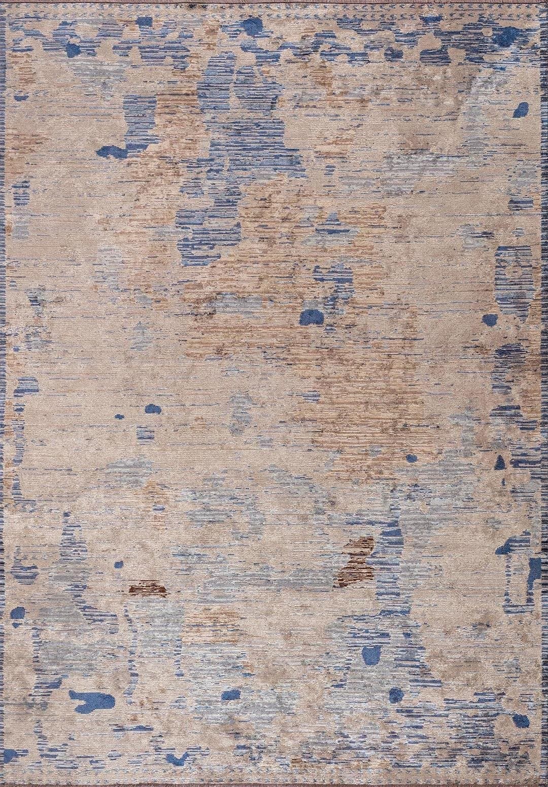 RIMA BEIGE - MINK - BLUE - NAVY BLUE - DARK BROWN RUG - 1