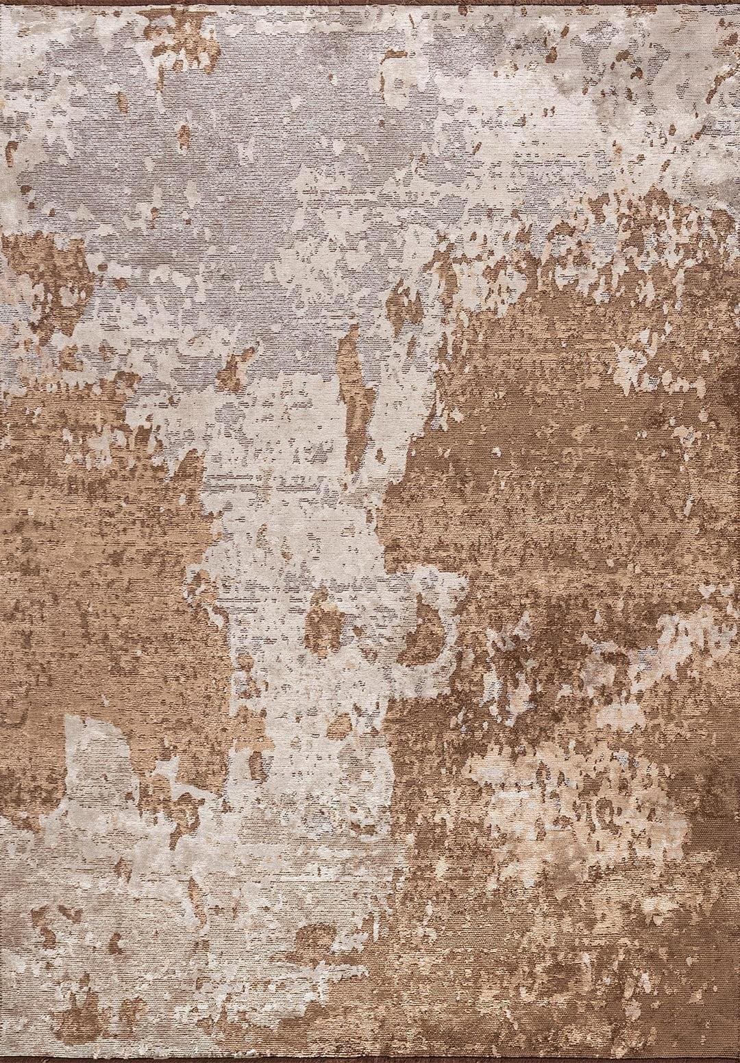 LUNA LIGHT GREY - BEIGE - DARK BEIGE - MINK RUG - 1