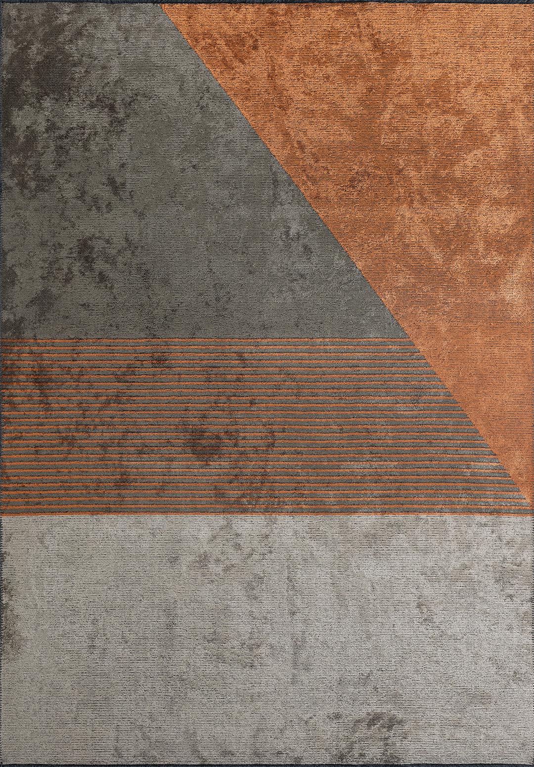 FRANKFURT TERRA - BEIGE - ANTHRACITE RUG - 1