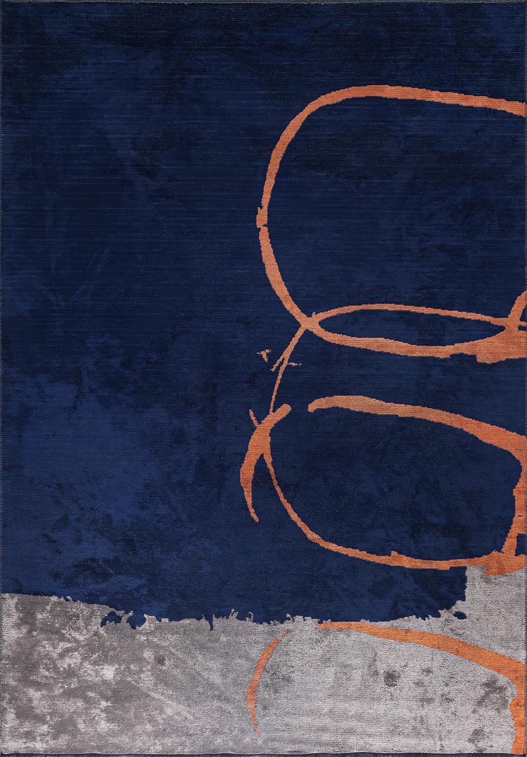 MUNICH DARK NAVY - DARK GREY - TERRA RUG - 1