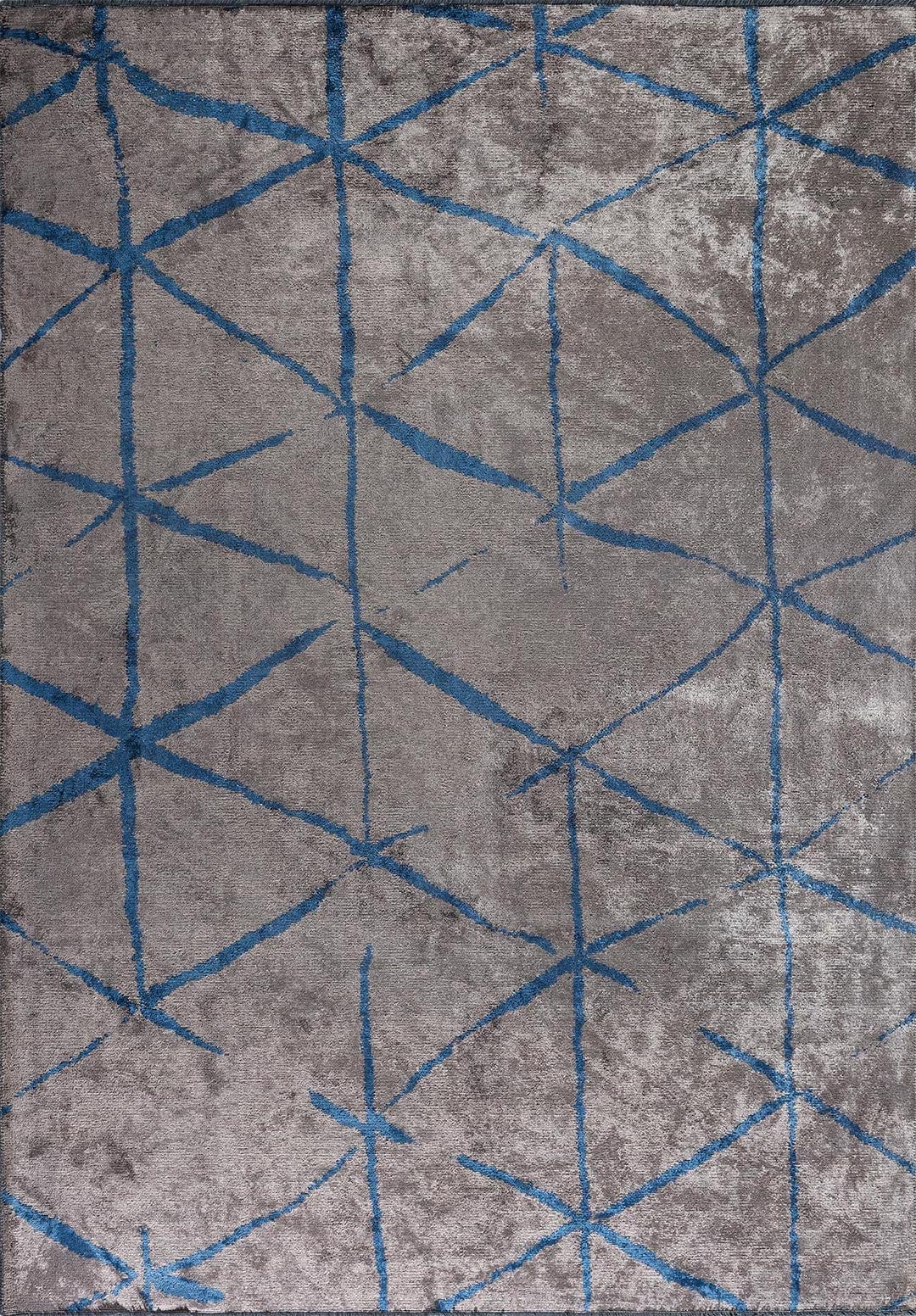 PALERMO NAVY BLUE - DARK GREY RUG - 1