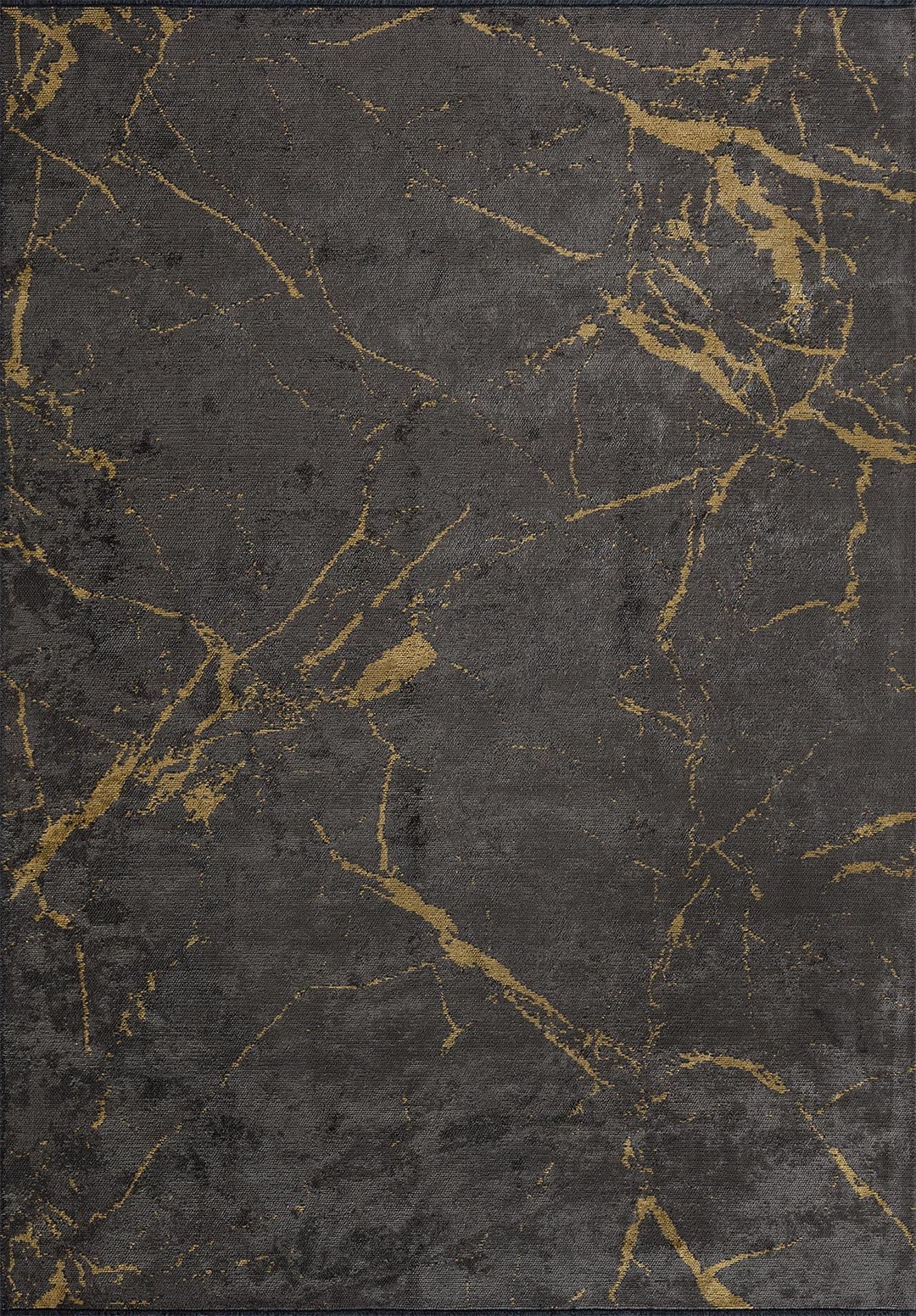 FRACTURE GOLD - ANTHRACITE RUG - 1