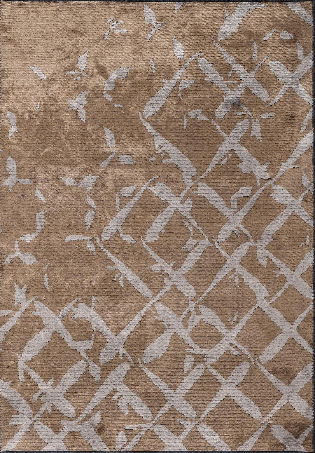 FADE CREAM - LIGHT BROWN RUG - 1