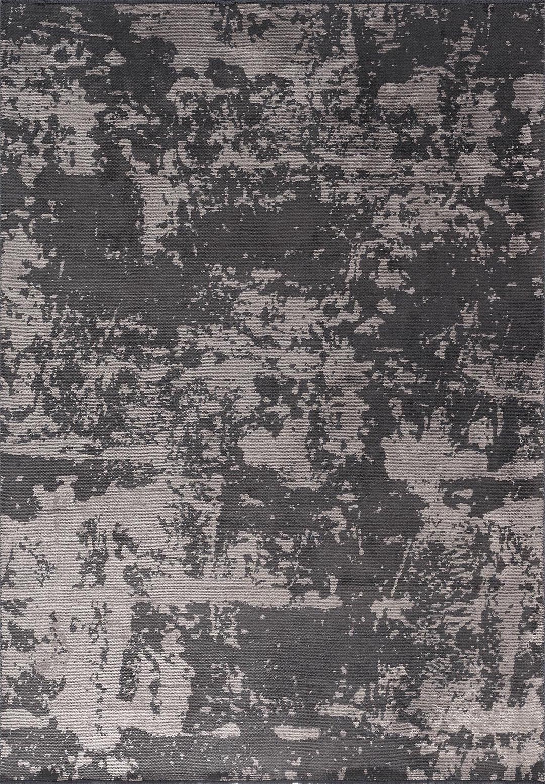 INK ANTHRACITE - BEIGE RUG - 1