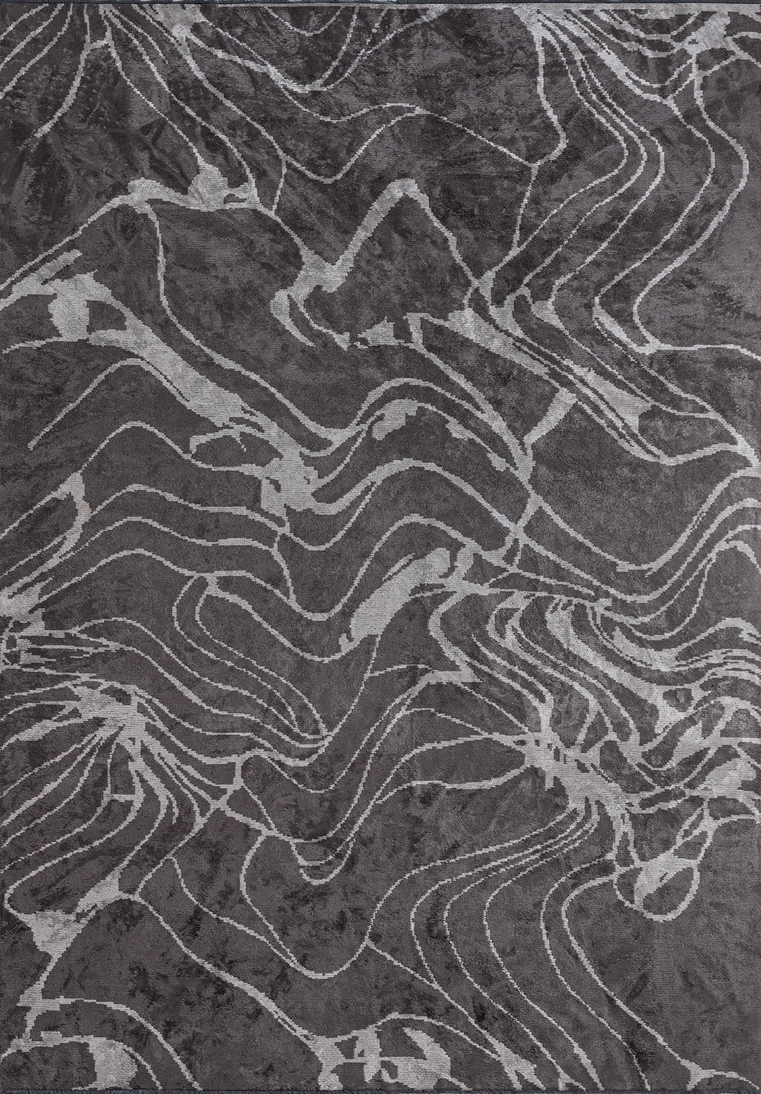 CLOVE LIGHT GREY - CHARCOAL RUG - 1