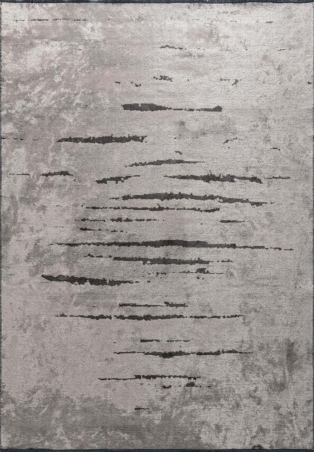 SPLIT CHARCOAL - CREAM RUG - 1