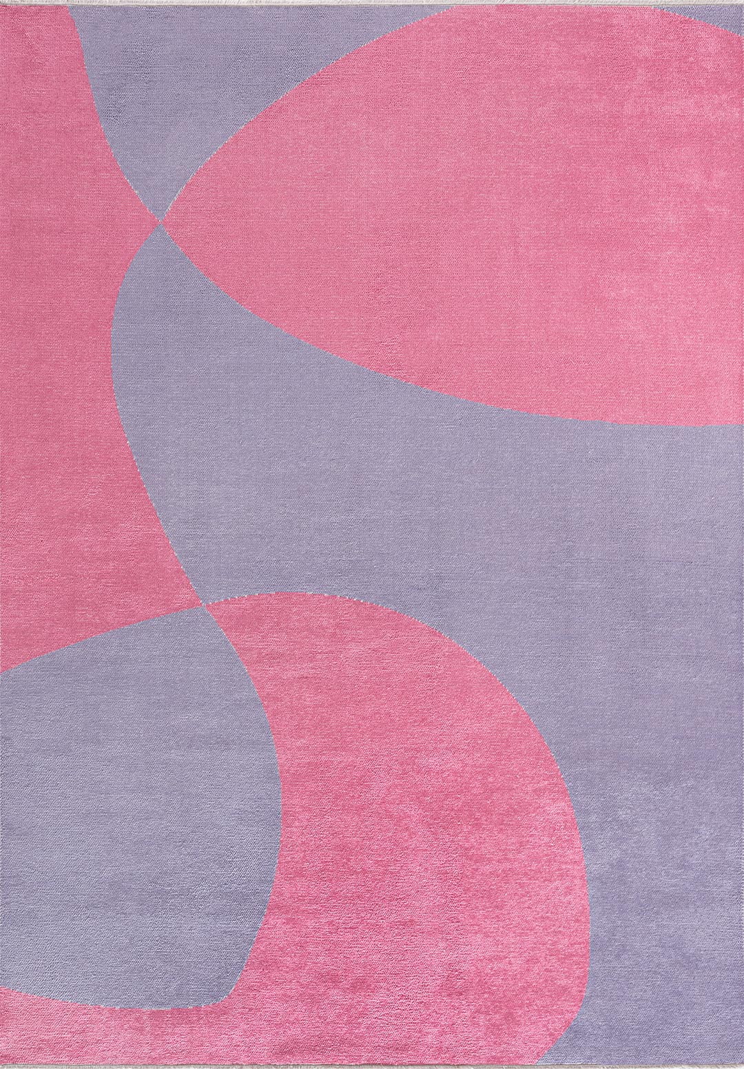 SWIRL PINK - LILAC RUG - 1