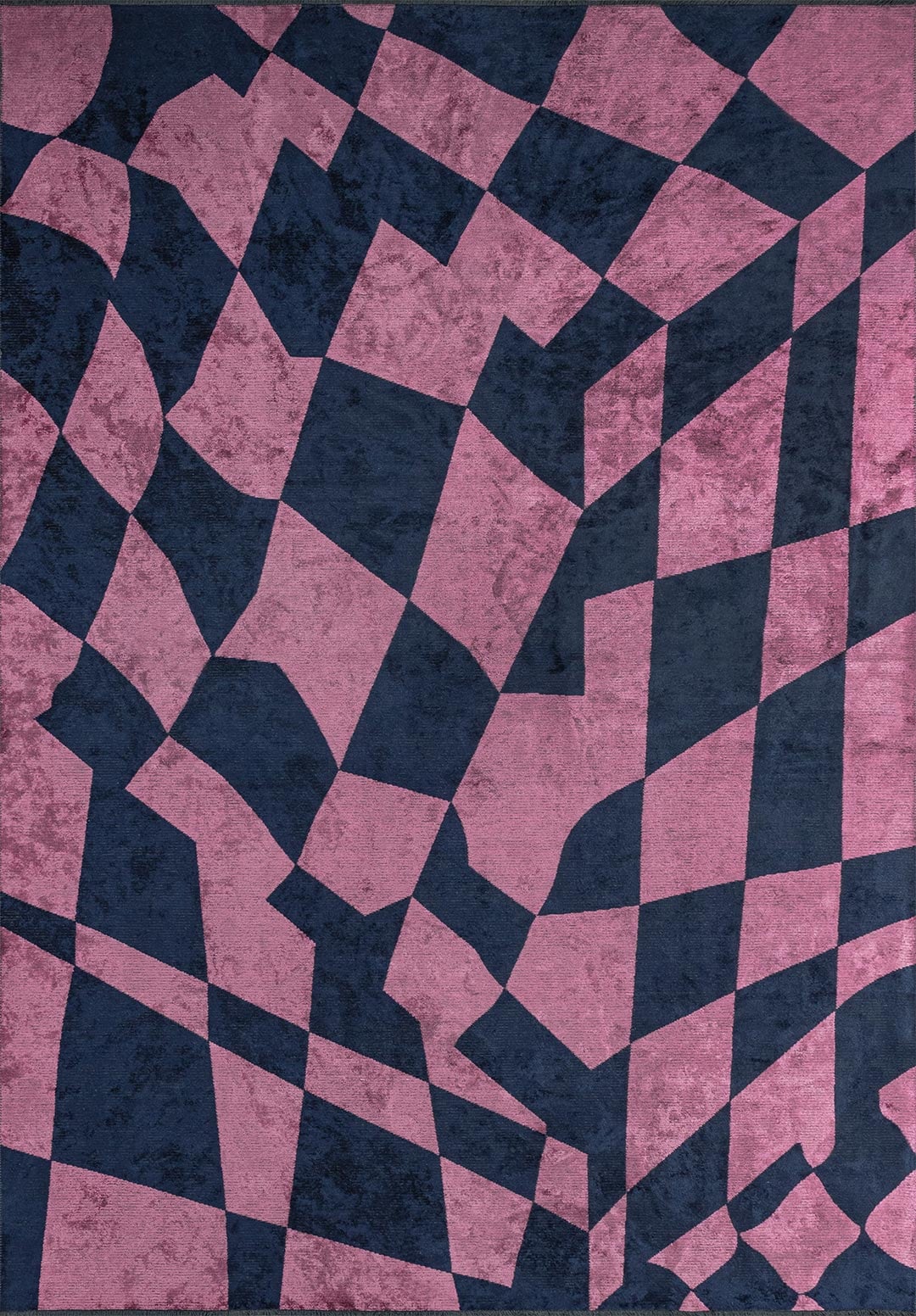 FLAG DARK NAVY - PINK RUG - 1
