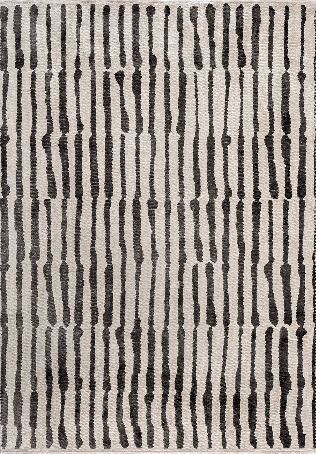 HILL CHARCOAL - ECRU RUG - 1
