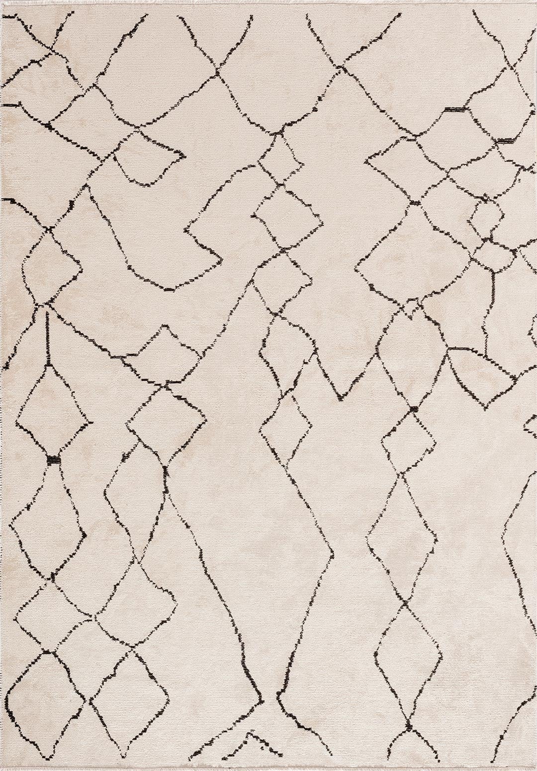 ETHNIC BLACK - ECRU RUG - 1