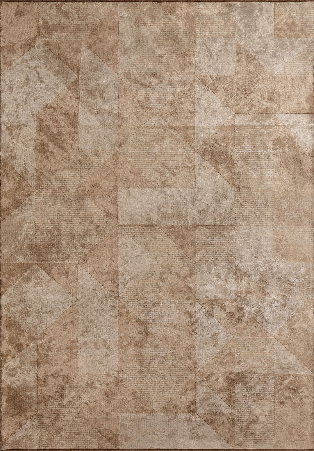 PORTAL DARK BEIGE - CREAM RUG - 1