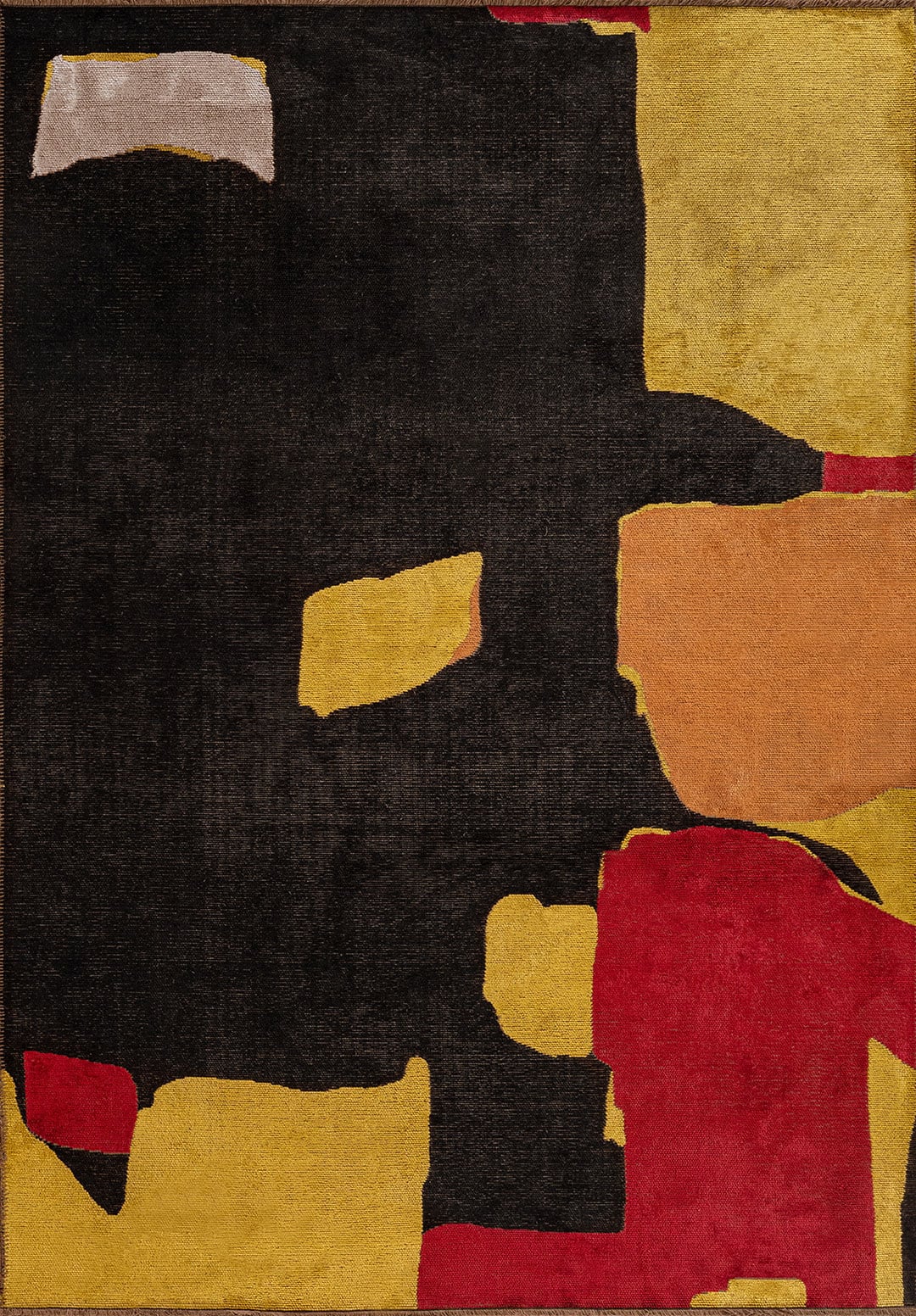 EUPHORIA YELLOW - BONE - RED - TERRA - BLACK RUG - 1