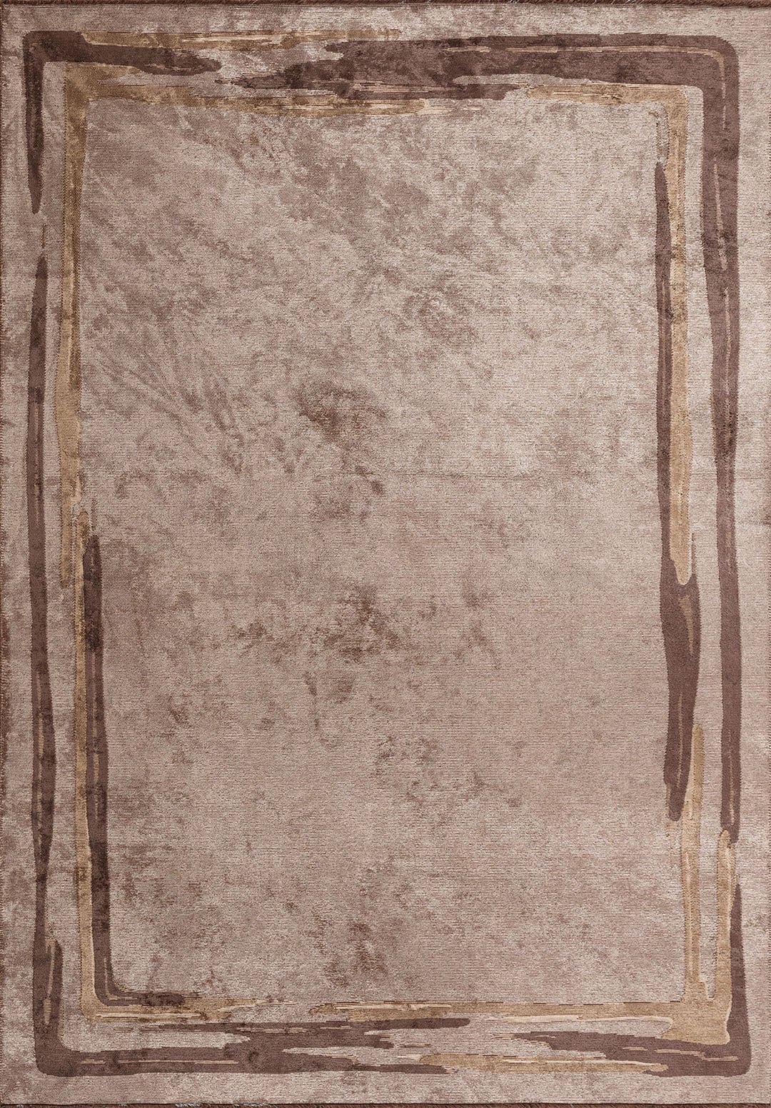 ROYAL DARK MINK - DARK BEIGE - BONE RUG - 1