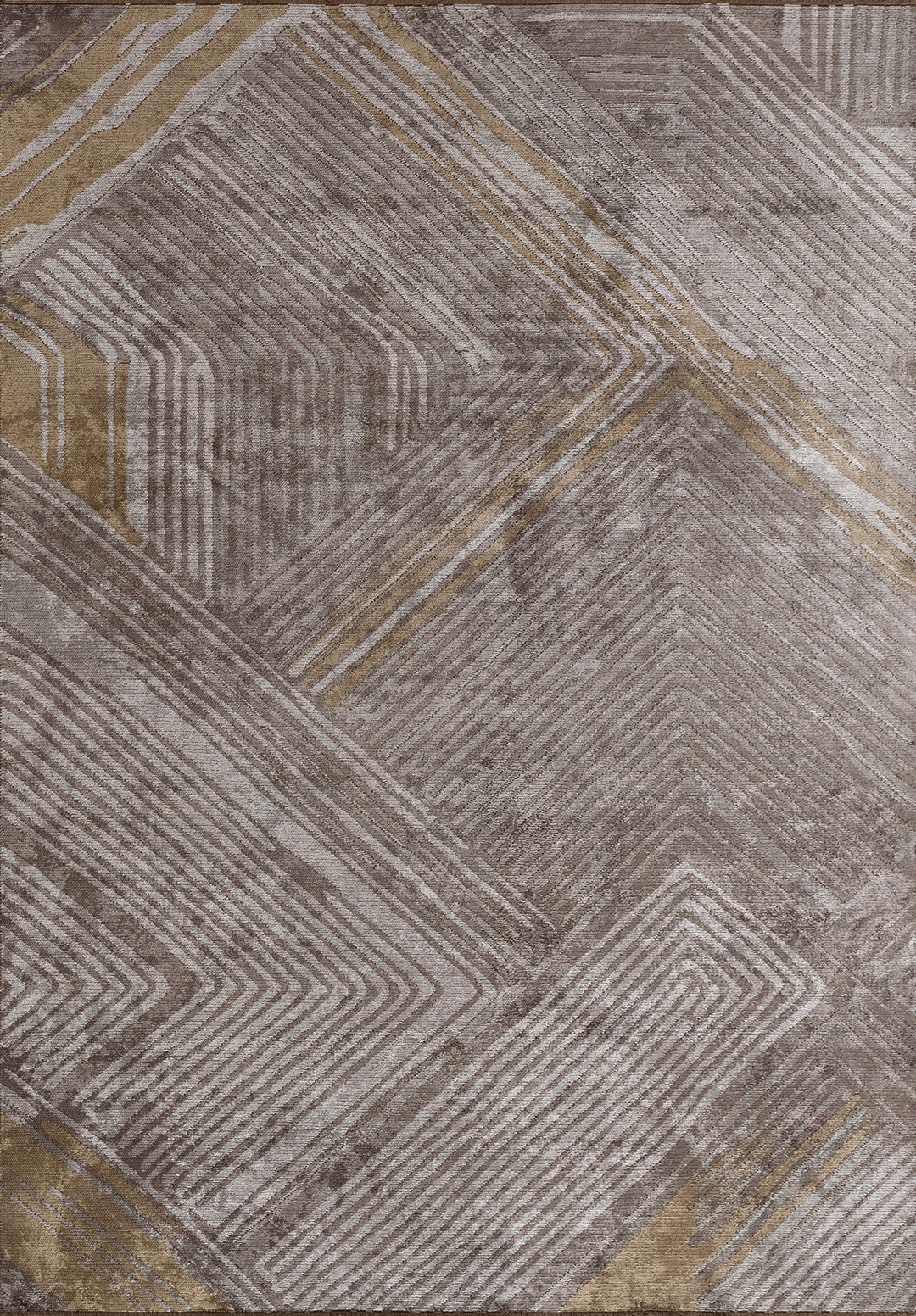 CAVERN DARK GREY - DARK BEIGE - GREY - LIGHT GREY RUG - 1
