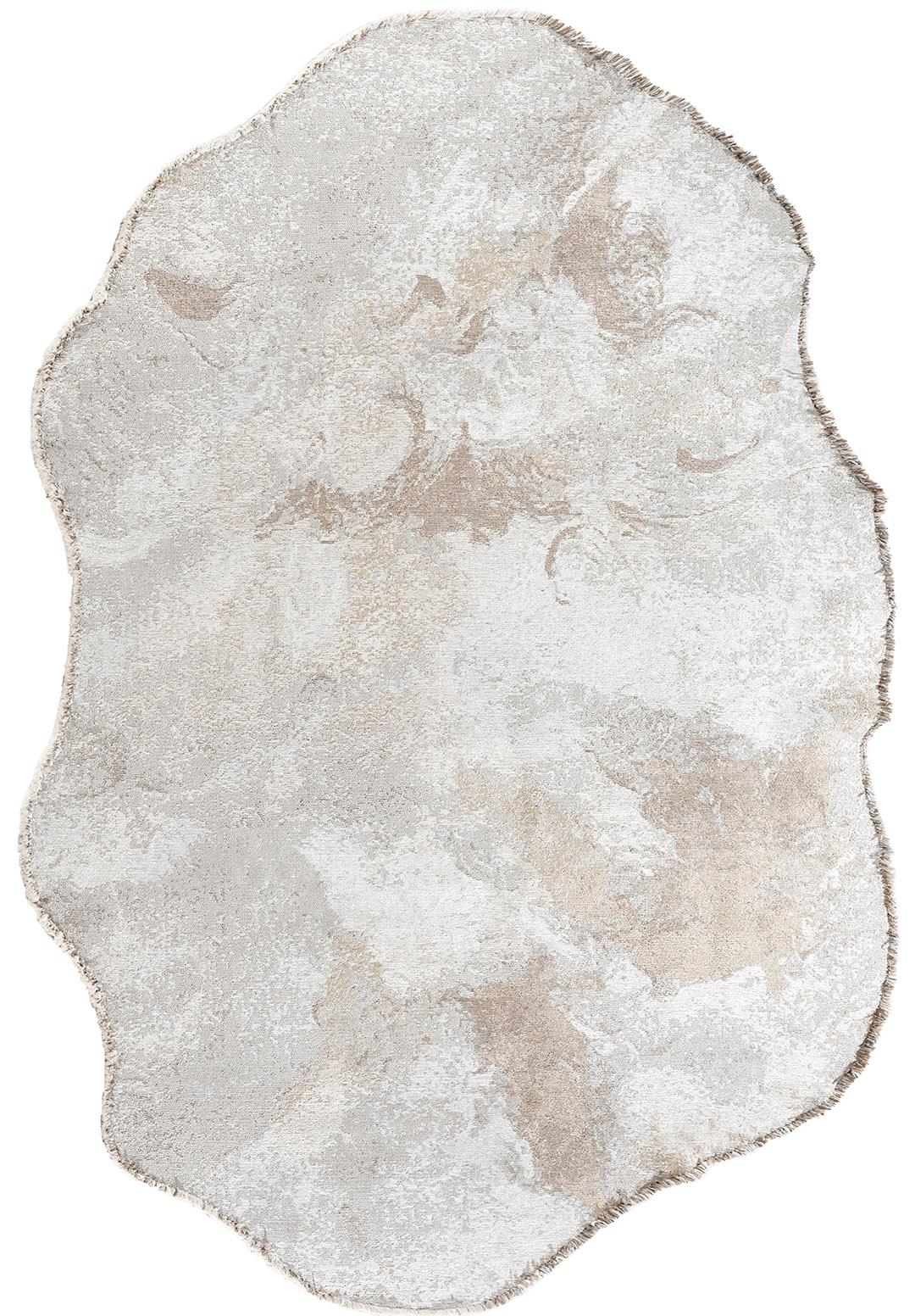 QUARTZ WHITE - BEIGE - LIGHT GREY - NOUGAT RUG - 1