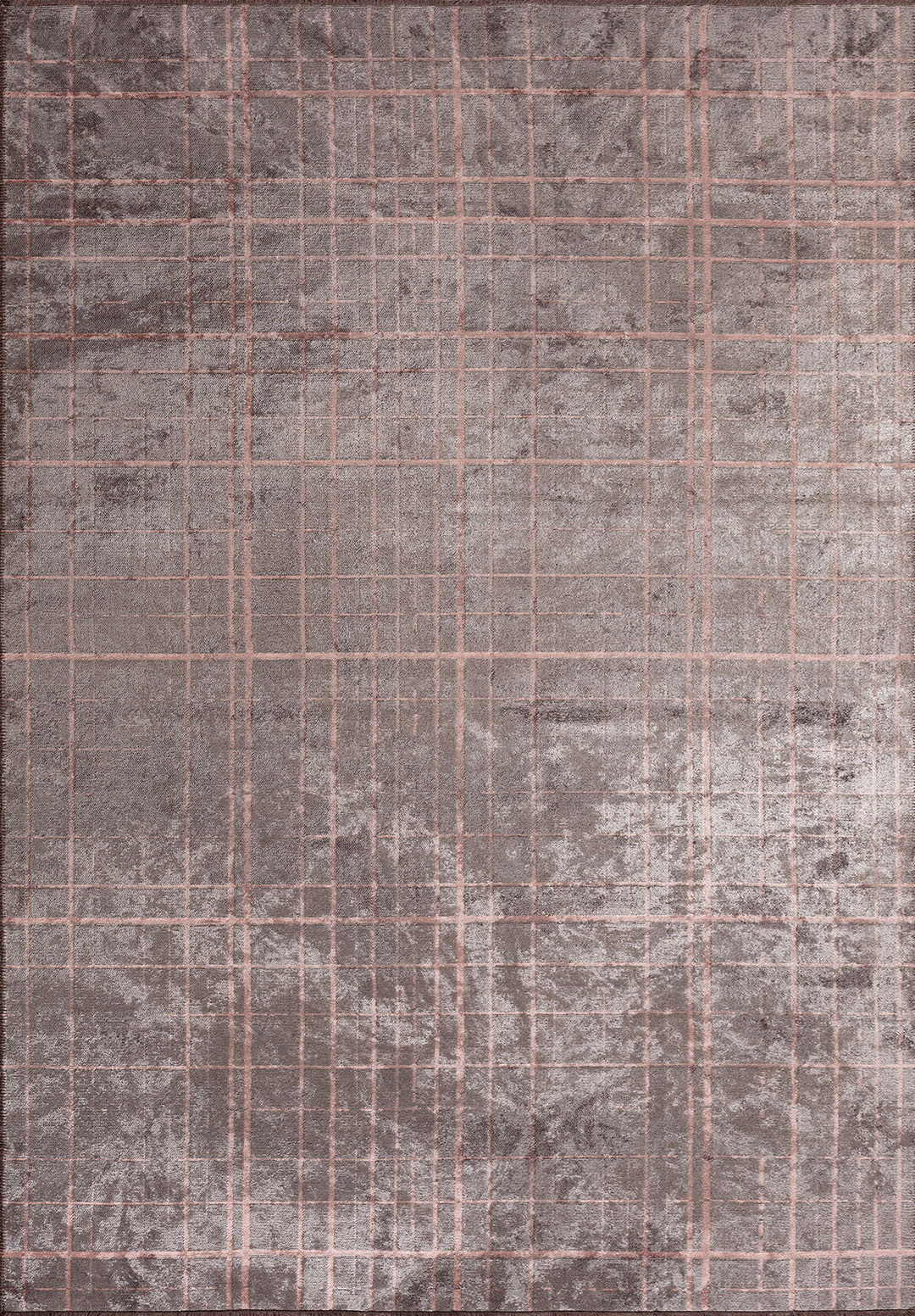 NEO LIGHT CORAL - DARK GREY RUG - 1